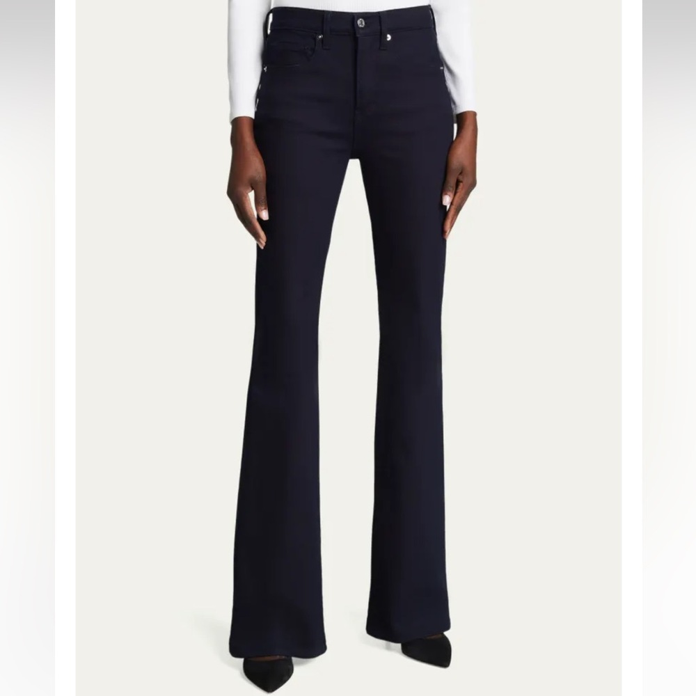 Veronica Beard Navy Flare Dress Pants